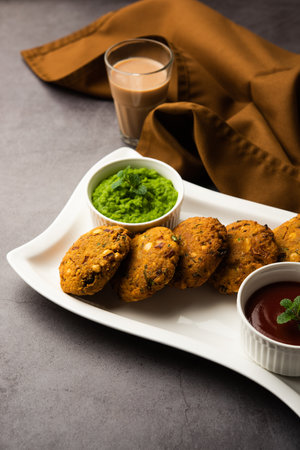 Masala Chana Dal Vada or Parippu or Paruppu Vadai is a Tea Time fried snacks recipe from...