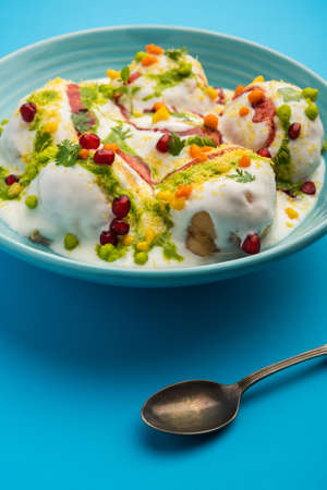 Dahi vada or bhalla is a type of chaat originating from the Indian and popular throughout South...