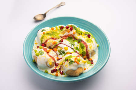 Dahi vada or bhalla is a type of chaat originating from the Indian and popular throughout South...
