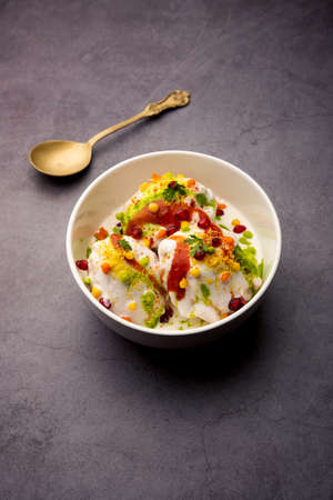 Dahi vada or bhalla is a type of chaat originating from the Indian and popular throughout South...