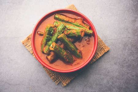 Drumstick CurryÂ is a delicious and tangy vegetable gravy or dry recipe which is prepared using moringa sticks and spices. HealthyÂ Indian foodの写真素材
