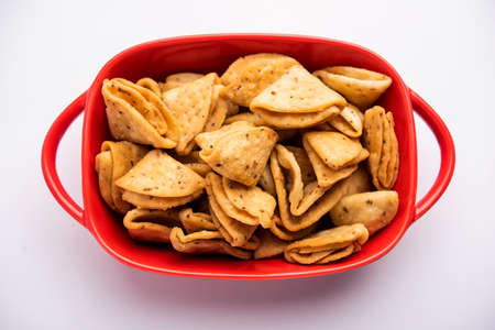 Layered or strips Mathri or mathiya is a popular snack recipe that people enjoy with tea in Northern...