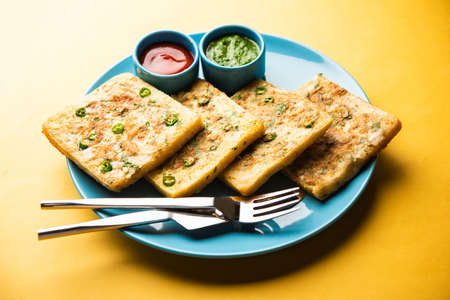 Bread Omelette is a quick and easy breakfast from India. Fresh bread slices dipped into egg batter...