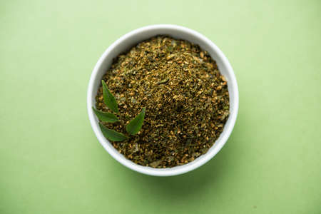 Curry leaves powder or Karivepaku or karuveppilai podi