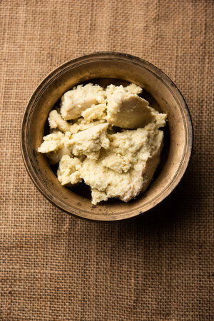Khoa, Khua, khoya, or mawa is a dairy food, originating from the Indian subcontinent, widely used in the cuisines of the Indian subcontinentの写真素材