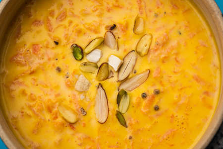 Carrot Kheer or payasam also known as Gajar ki Khirの写真素材