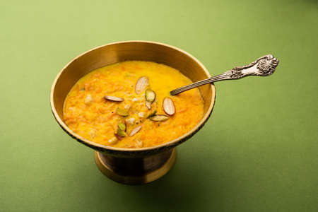 Carrot Kheer or payasam also known as Gajar ki Khirの写真素材