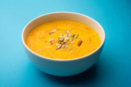 Carrot Kheer or payasam also known as Gajar ki Khirの写真素材