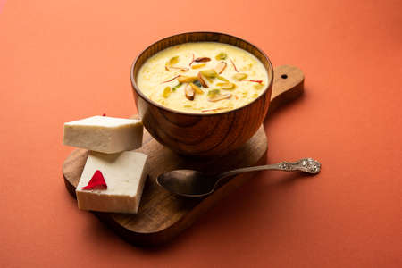 Paneer Payasam or Cottage cheese kheer or khirの写真素材