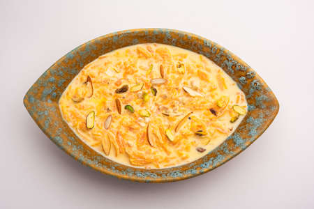 Carrot Kheer or payasam also known as Gajar ki Khirの写真素材