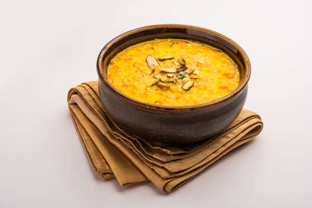 Carrot Kheer or payasam also known as Gajar ki Khirの写真素材