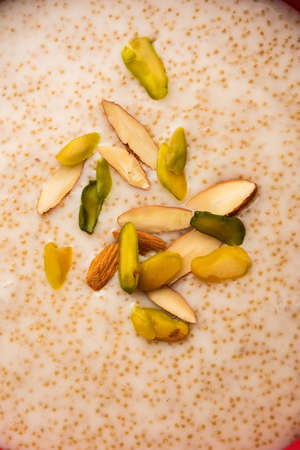 healthy rajgira kheer or amaranth sweet porridgeの写真素材