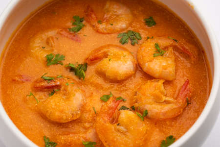 Goan Prawns or Shrimp curry or zinga masala also known as KolambiÂ kalwanÂ or Tikhle