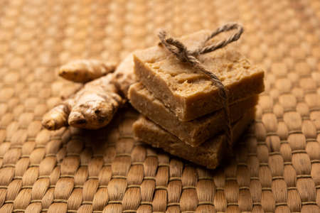 Aale Pak or Ginger Barfi or candy or Adrak barfee or burfi is a traditional Indian medicine for...