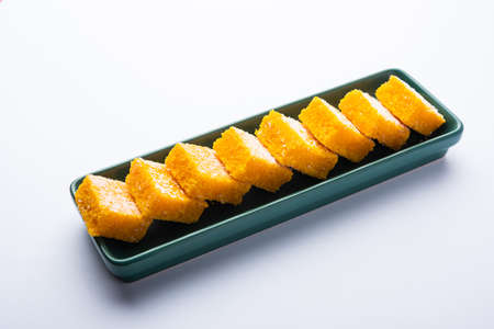 Coconut barfi or nariyal Burfi or barfee is a popular festival sweet from Maharashtra, India