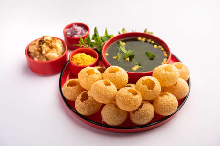 Panipuri or fuchka fhuchka or gupchup or golgappa or Pani ke Patake is a type of snack that...