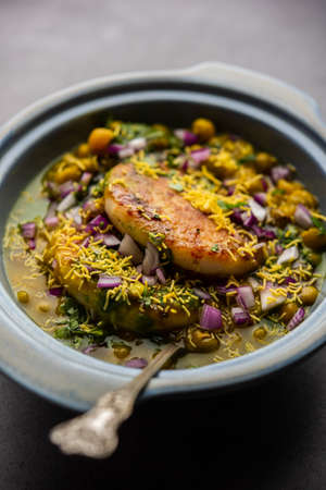 Ragda pattice is a dish of mashed potato patties and pea sauce, and is part of the street food...
