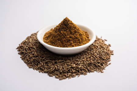 Cumin Seeds dust or  Jeera Powder, Indian spicesの写真素材