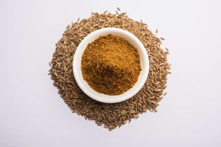 Cumin Seeds dust or  Jeera Powder, Indian spicesの写真素材