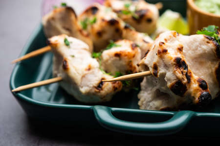Malai Chicken Tikka or murgh malai is a mouthwatering juicy grilled chicken recipe