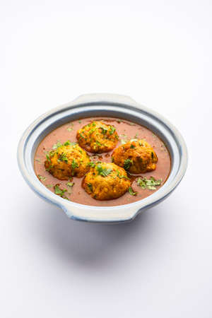 Veg Kofta Curry is an exotic Indian gravy dish made from mix vegetable dumplings dunked in a...