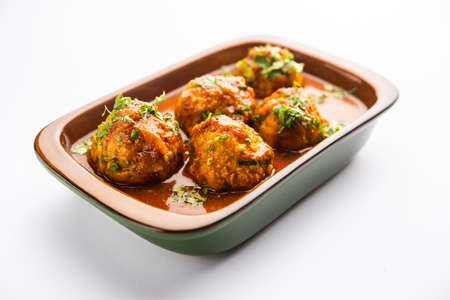 Veg Kofta Curry is an exotic Indian gravy dish made from mix vegetable dumplings dunked in a...