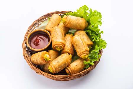 Potato Roll Samosa with Mashed aloo