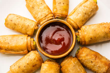 Potato Roll Samosa with Mashed aloo