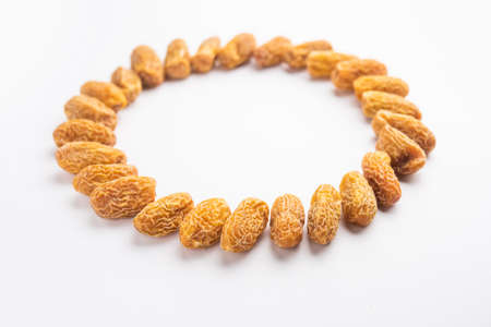Kharik is a dry date or dates palm fruit or Khajoorの写真素材