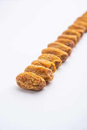 Kharik is a dry date or dates palm fruit or Khajoorの写真素材