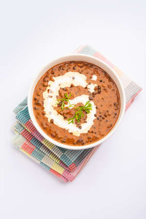 dal makhani or dal makhni is a north Indian recipe, served in bowl, selective focusの写真素材