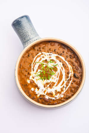 dal makhani or dal makhni is a north Indian recipe, served in bowl, selective focusの写真素材