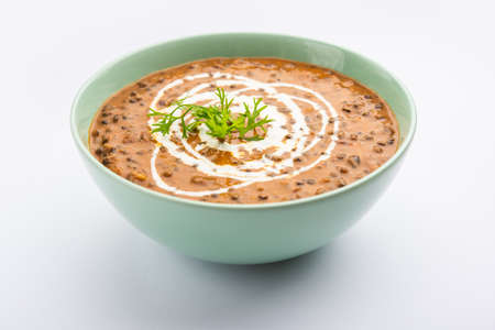 dal makhani or dal makhni is a north Indian recipe, served in bowl, selective focusの写真素材
