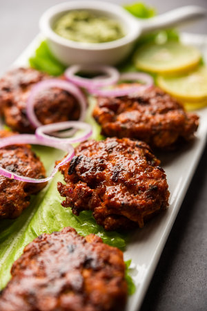 Tunde Ke Kabab, also known as Buffalo, chicken or meat galouti kebab, is a soft dish made out of...