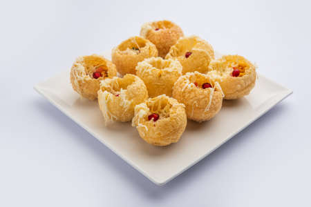 Cheese Pani Puri or Golgappa or Panipuri or Water Balls
