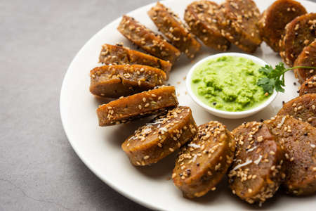 Gujarati snacks Muthiya or muthia is a steam cooked healthy food made using bottle gourd or doodhi...