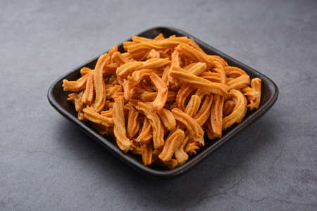 salted Soya Sticks is Indian namkeen snacks which is hand madeの写真素材