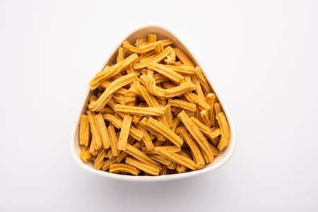 salted Soya Sticks is Indian namkeen snacks which is hand madeの写真素材