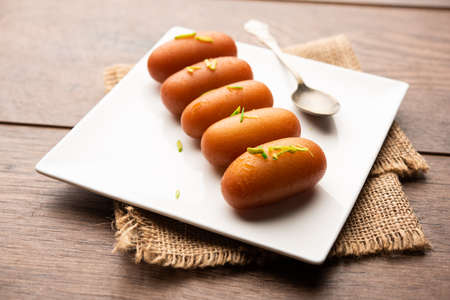 Lyangcha, Langcha, or Lemcha, is an Indian sweet dish prepared in West Bengal, Jharkhand, Odisha, Bihar, Assam, Tripuraの写真素材