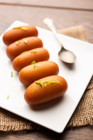 Lyangcha, Langcha, or Lemcha, is an Indian sweet dish prepared in West Bengal, Jharkhand, Odisha, Bihar, Assam, Tripuraの写真素材