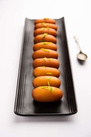 Lyangcha, Langcha, or Lemcha, is an Indian sweet dish prepared in West Bengal, Jharkhand, Odisha, Bihar, Assam, Tripuraの写真素材