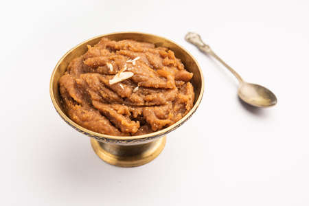 Anjeer ka halwa or Fig sheera or halvaの写真素材