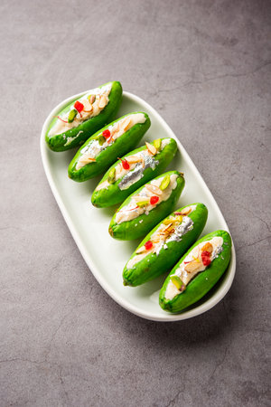 Parwal Mithai is a popular North Indian sweetÂ called Parval Pak, madeÂ using pointed gourd and khoyaの写真素材