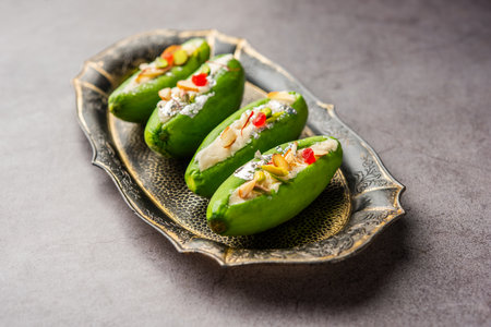 Parwal Mithai is a popular North Indian sweetÂ called Parval Pak, madeÂ using pointed gourd and khoyaの写真素材