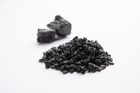 Shilajit or shilajeet is an ayurvedic medicine found primarily in the rocks of the Himalayas