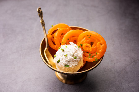 Jalebi Ice Cream, combination of Indian dessert with a twist