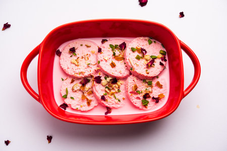 Rose Bread Rasmalai is the tweaked version of traditional Ras malai using bread slices