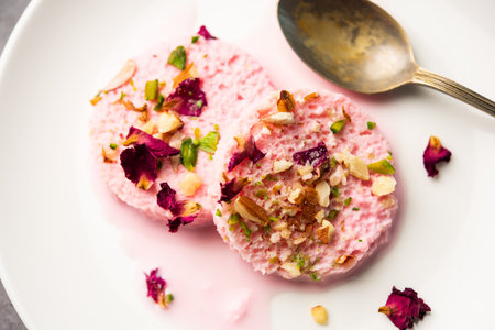 Rose Bread Rasmalai is the tweaked version of traditional Ras malai using bread slices
