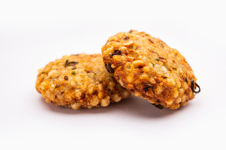 sabudana wada or shabudana vada called in india made from sago and served with chutney