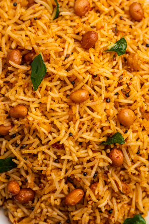 Peanut rice is one of the popular South Indian variety rice recipe
